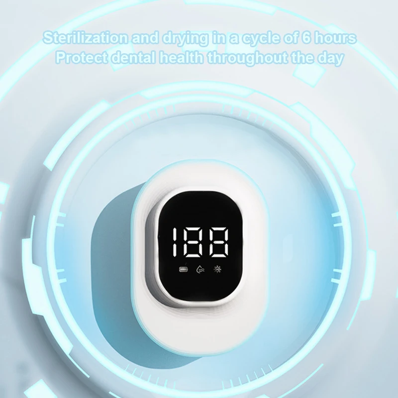 Горячая Распродажа мини настенная умная зубная щетка стерилизующий держатель УФ-зубная дезинфицирующее