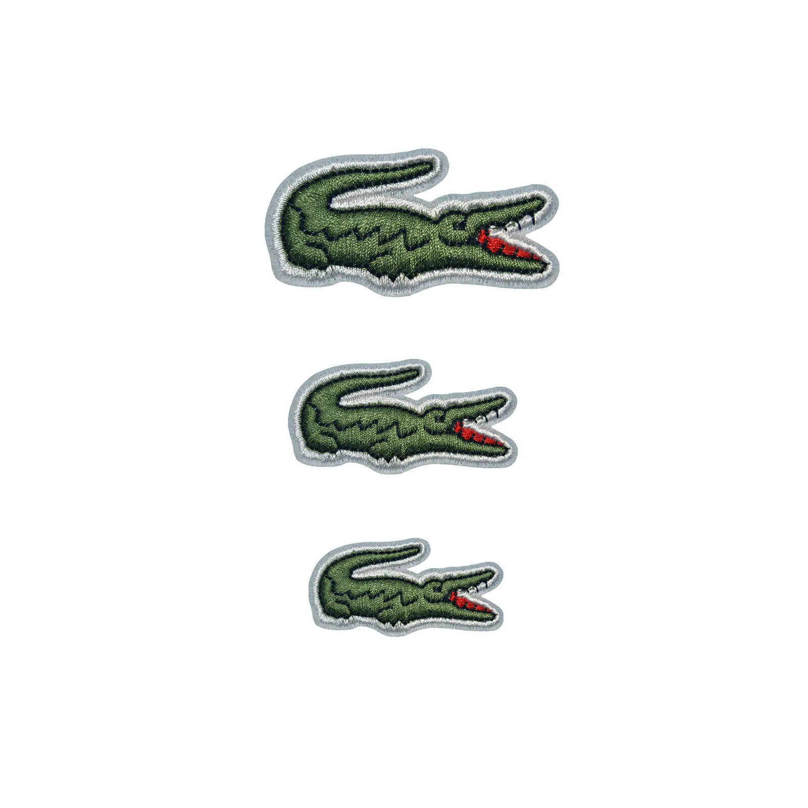 New Gold Asian Chinese Calligraphy Strength Character Embroidery Patch