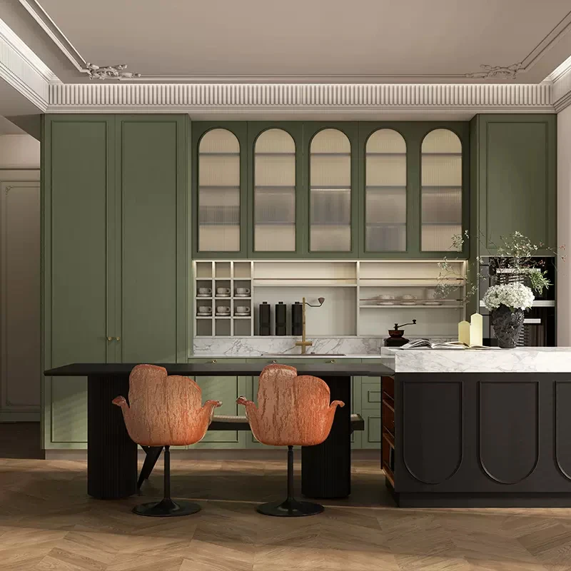 Custom Shaker Kitchen Cabinet Australian English Uk Luxury High End Ultra Black Matte Matt Wood Pvc Mdf Kitchen Cabinet