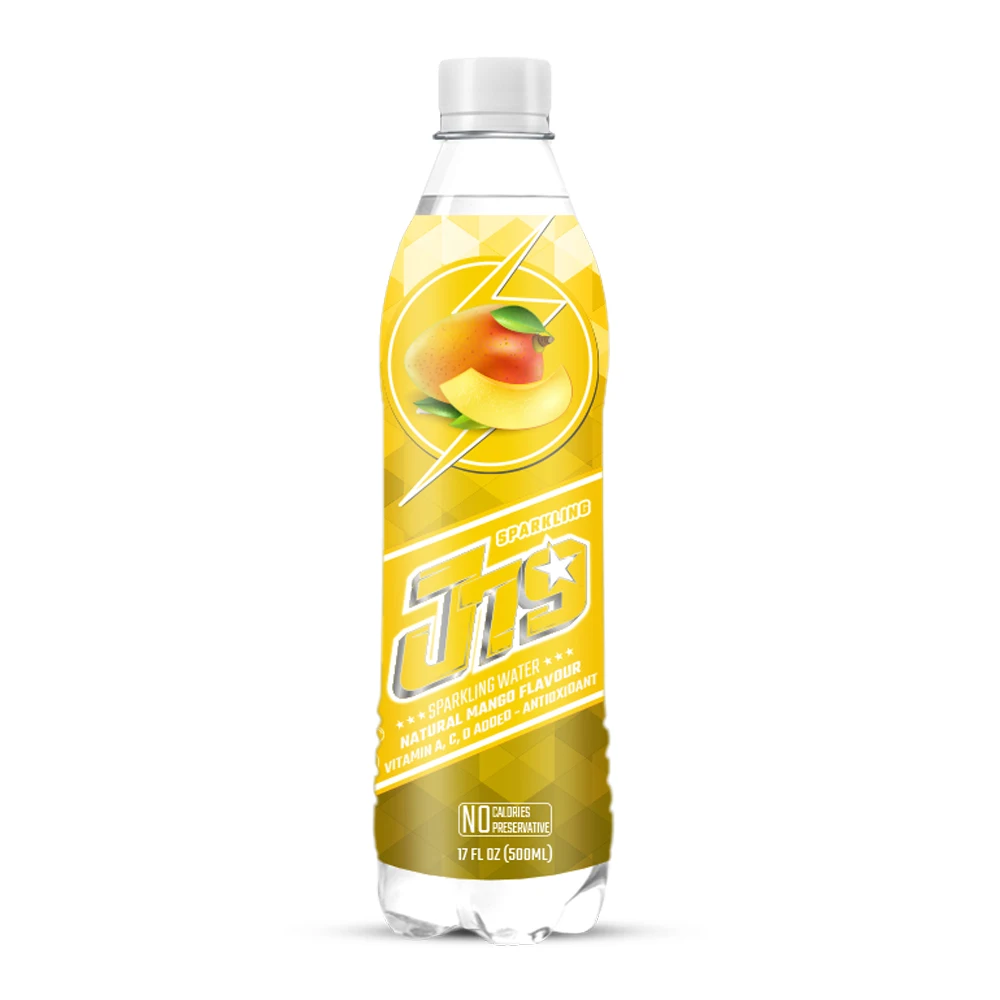 500ml J79 Sparkling water Natural Orange Mango Flavour No Calories VITATMIN A,C,D + ANTIOXIDA Wholesale Private Label