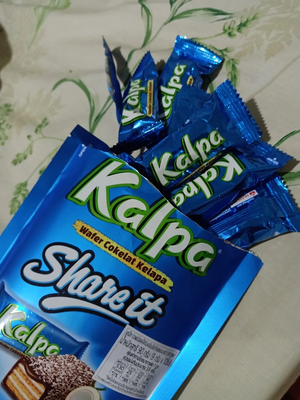 Chocolate Coated Wafers Share it Popular wafers filled with cream, chocolate and coconut