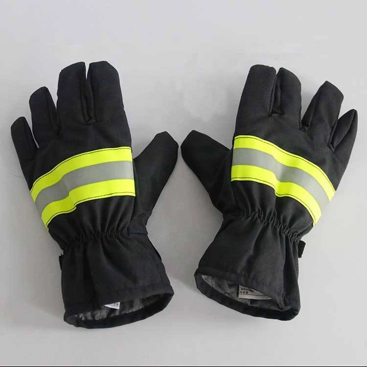 Cheap Price Leather STANDARD 3 Layer Fire Fighter Emergency Rescue Structural firefighting gloves