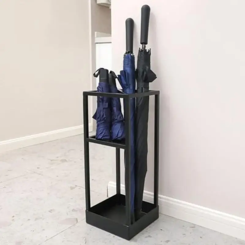Stylish and spacious handmade metal umbrella stand with premium craftsmanship ideal for contemporary and classic interiors