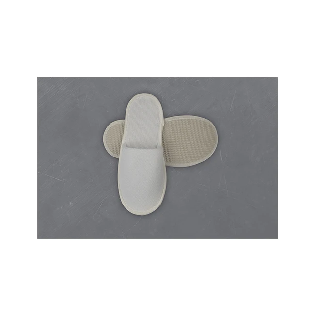 Wholesale Closed toe Coral Fleece Customized  Slipper P2 Luxury Hotel Bedroom Guest Slipper Disposable Hotel Slippers