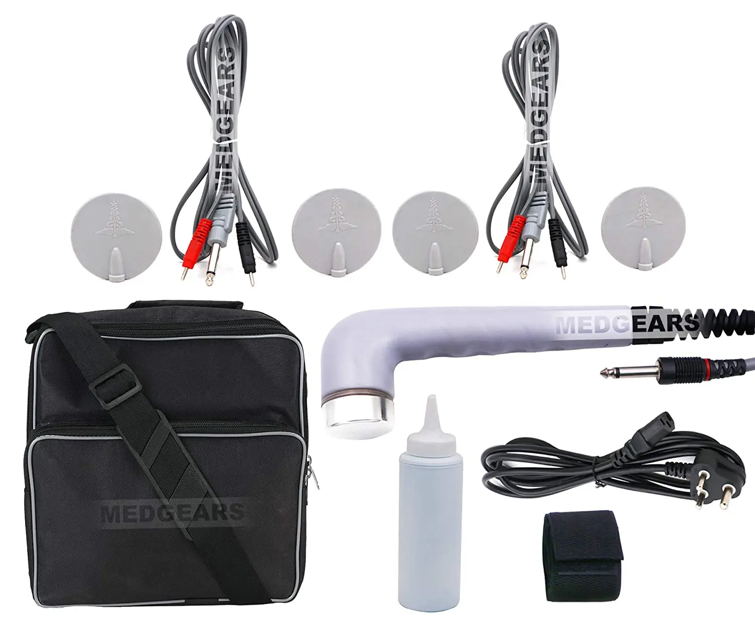 Mars International Manufacture psychotherapy AC 2 channel Tens with Ultrasound for Pain Relief Portable Machine for Physiotherap