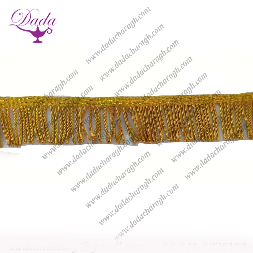 5cm dull Silver thick bullion wires fringe metal 7mm thick diameter metallic ceremonial Decoration vestment church costume trims