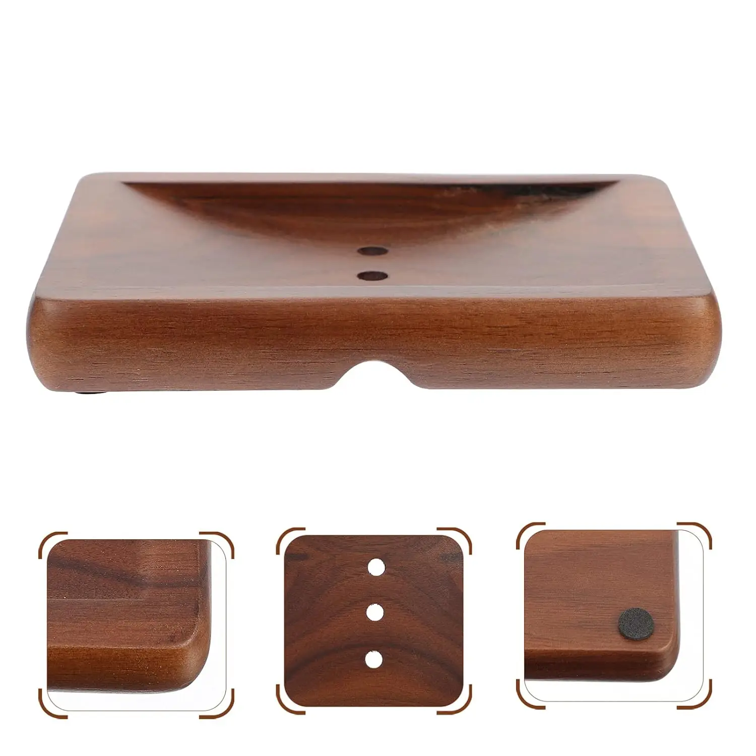 Factory Natural Wooden Soap Holder Soap Dish For Customized Size Cheap Price With Natural Craft