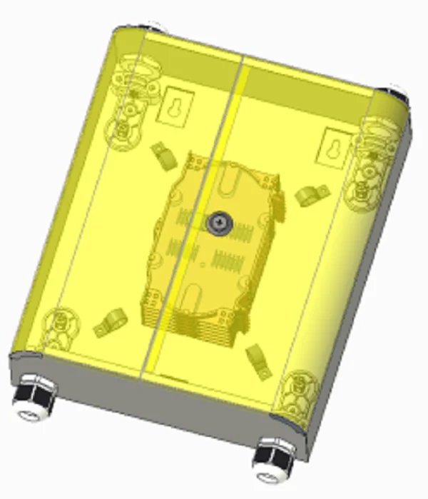 FTTX/Data Center Optic Fiber Cable Management Storage Box/Container Wall mounted