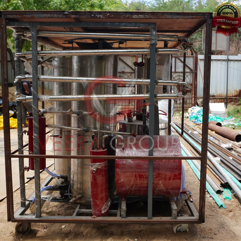 Professional Veera MD300C Molecular Distillation Equipment for Waste Oil and Diesel Oil Refining Core Motor Component Processing