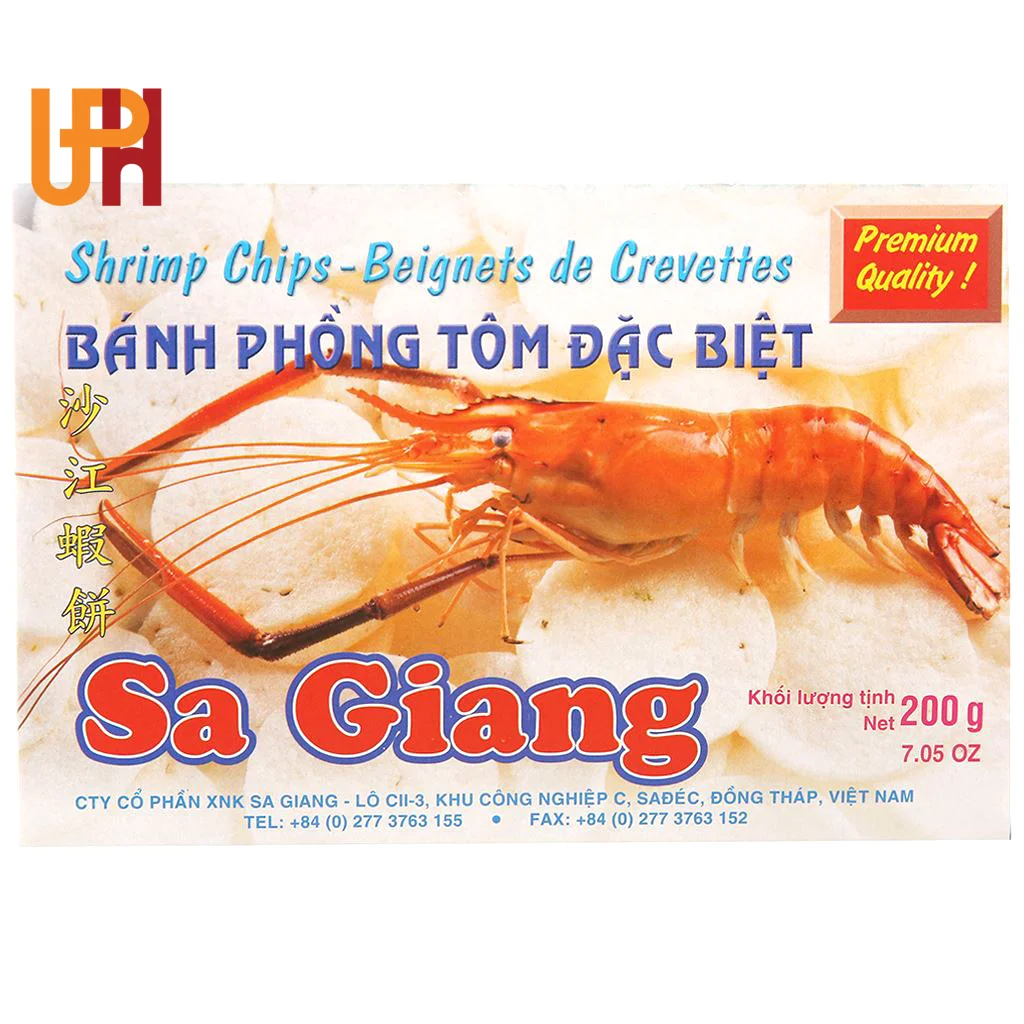 Whole Price Dried Seafood Colored Prawn Crackers for Fried Seafood Snacks Seafood Shrimp Chips 15% - 200gram