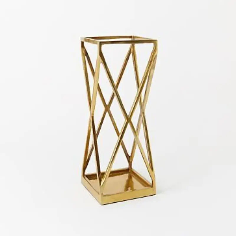 Stylish and spacious handmade metal umbrella stand with premium craftsmanship ideal for contemporary and classic interiors