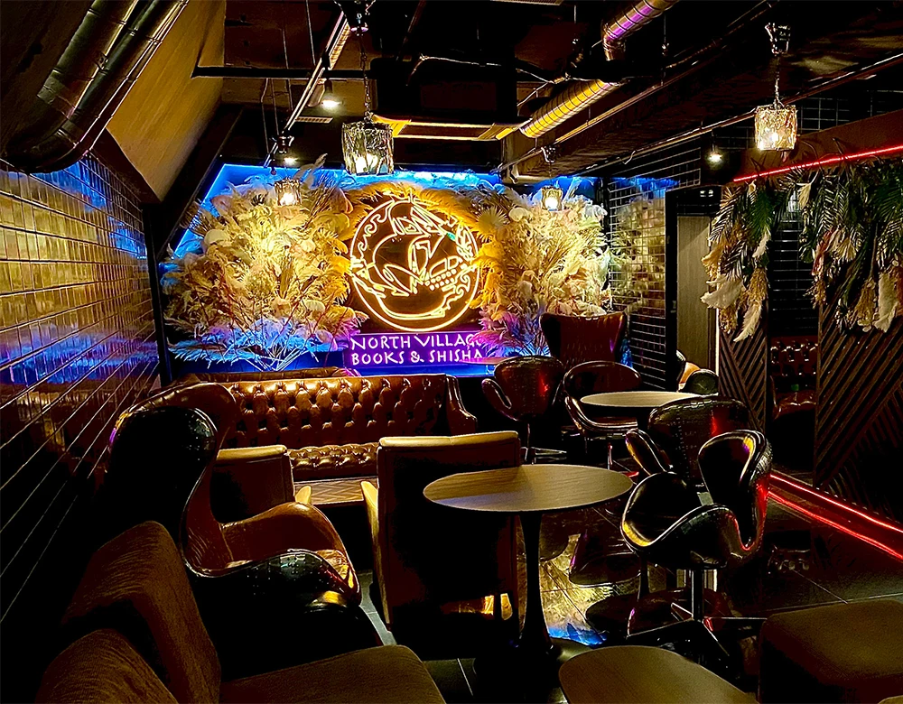 Custom High End Project Hookah Shisha Bar Furniture Lounge Hookah Cigar Bar Lounge Furniture Sofa Set