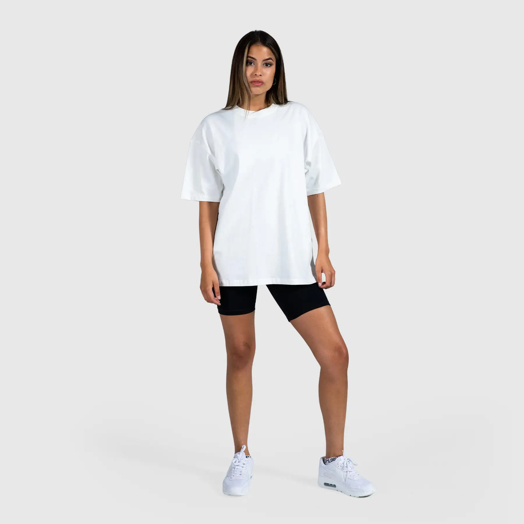 Женская футболка большого размера с принтом