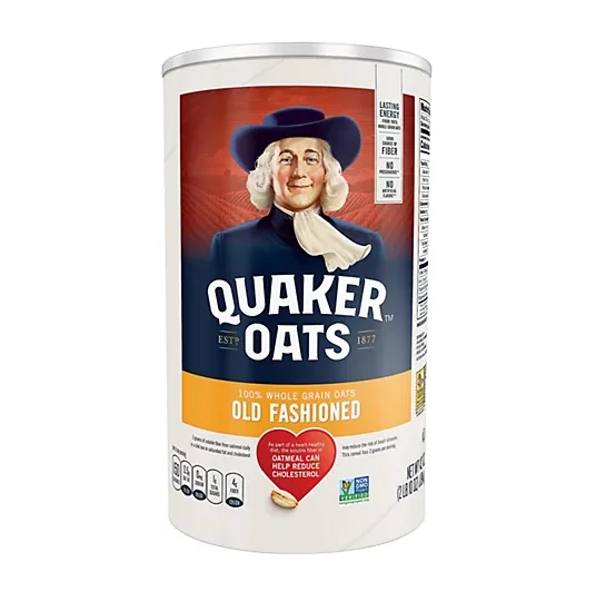 QUAKER CEREAL WHITE OATS TIN 500 GM wheat grain Oats