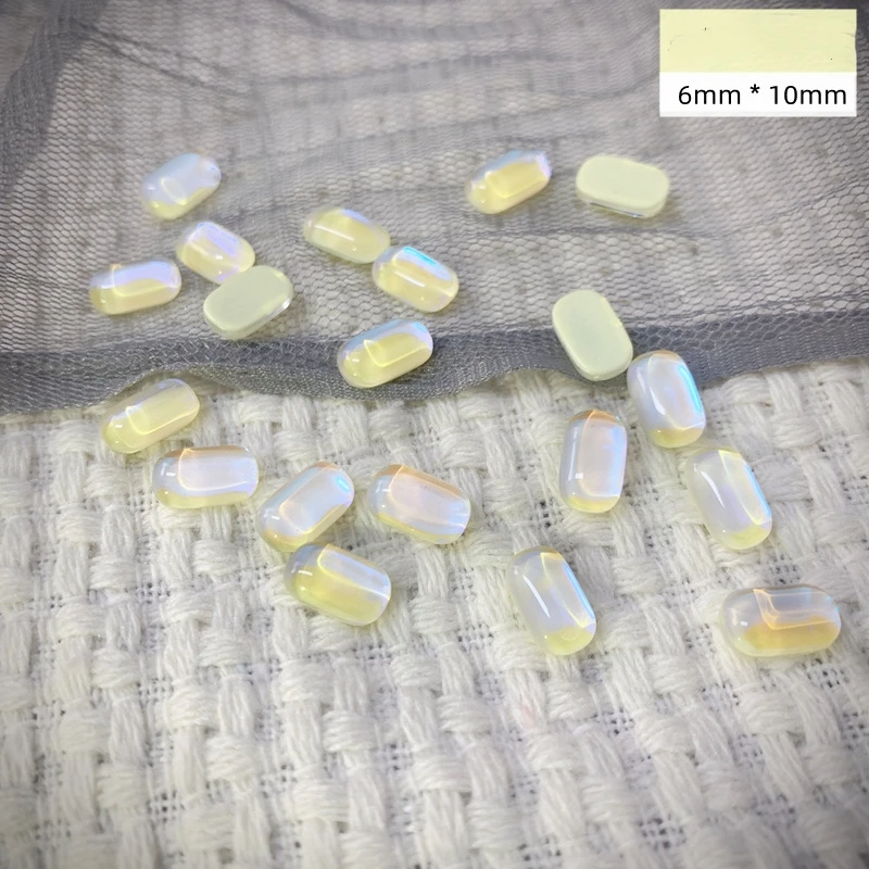 Dongzhou Ice Cubes Mixed Size Glass Crystal Stone Flat Back Rhinestones For DIY Nail Bags Art Crafts