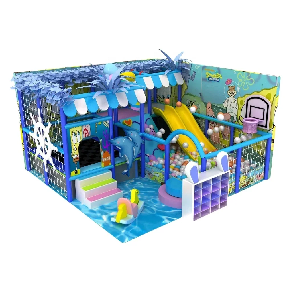 Hottest Children Castle Play Party Center Zone kids slide indoor playground equipment soft play equipment set