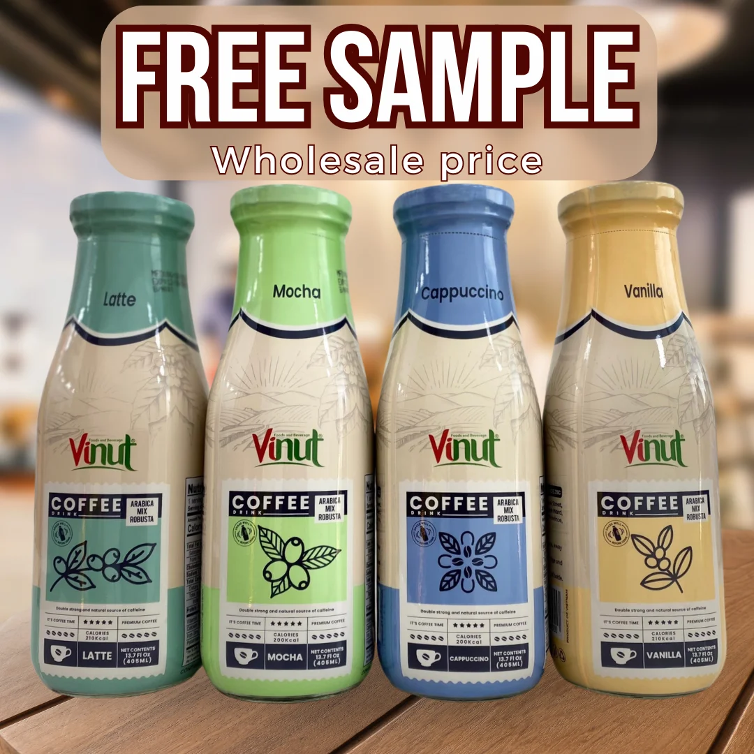 Кофейный напиток Мокко 405 мл 13 67 FLOZ VINUT Vietnam завод | Без сахара оптовик цена бесплатный образец частная марка OEM/ ODM