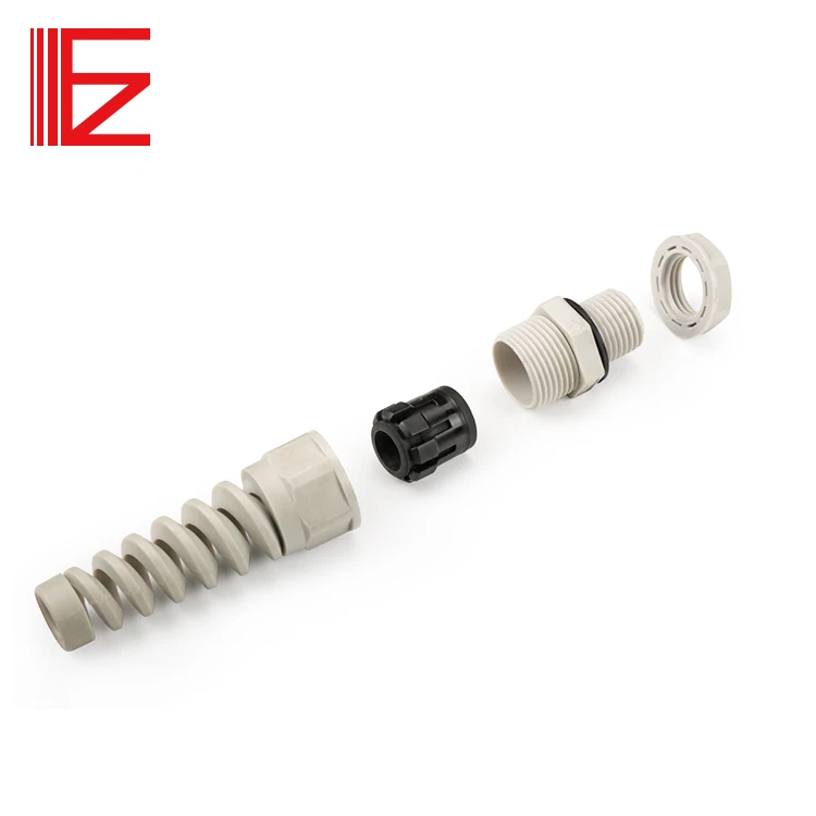 Anti-bending cable glands Nylon waterproof cable glands Plastic cable glands Twist-resistant