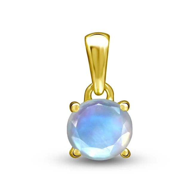 Custom Jewelry Fashion Women Custom Jewelry Silver 18K Gold Plated Smooth Mandarin Garnet Pendants