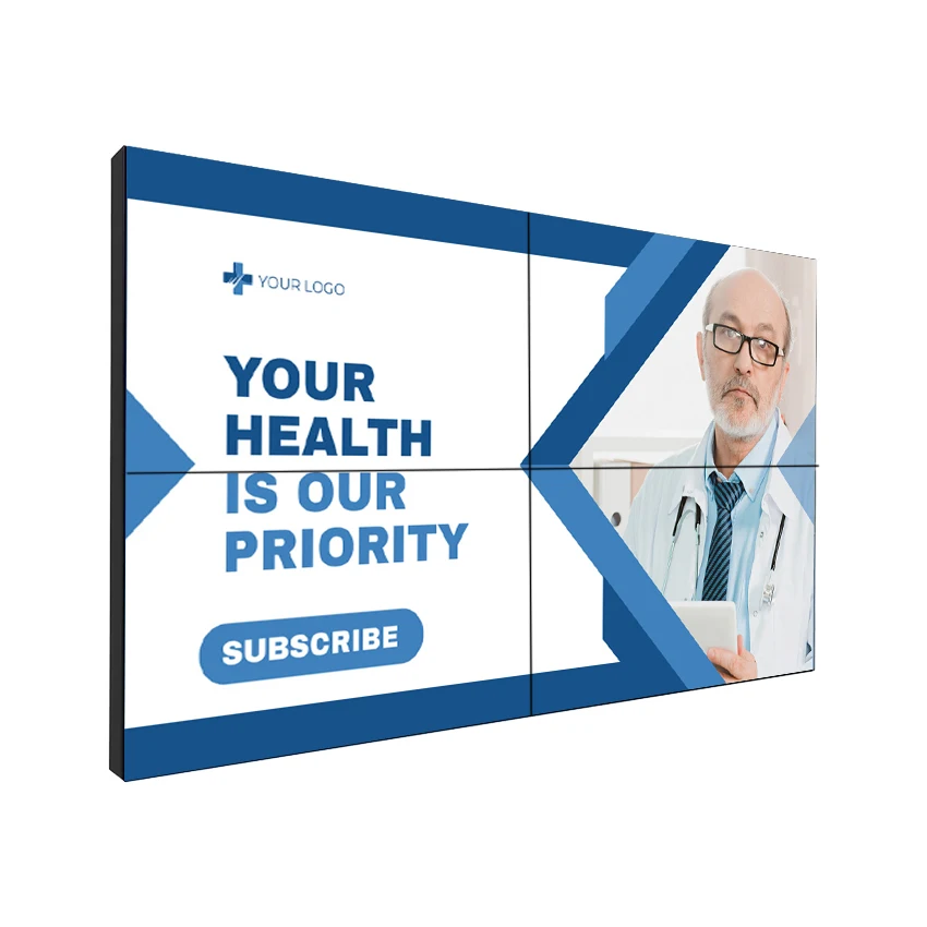 New High Quality 55 Inch 3x3 Video Wall Indoor Advertising Screen Infrared Touch Screen Video Wall Lcd Digital Signage