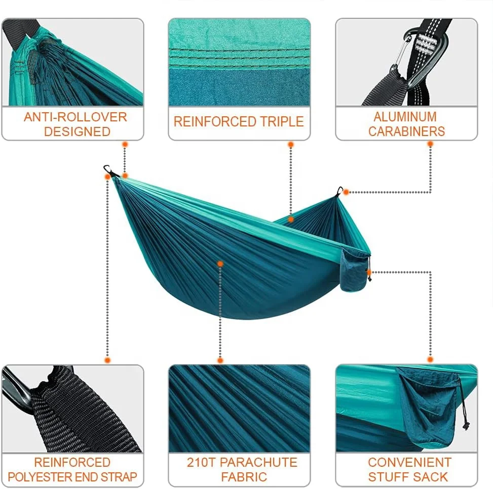 Top Selling High Quality Customizable Lightweight Hammock Portable Hammock Outdoor Camping Wholesale Cheap Price From Bangladesh