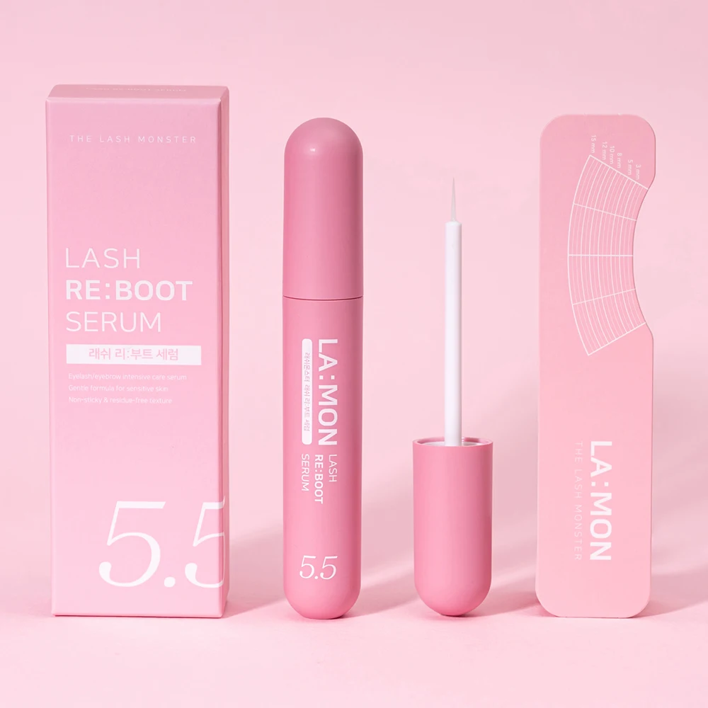 Lash Monster Reboot Eyelash Serum 5.5ml Low-irritation Formula / Dermatologically Tested for Skin Safety