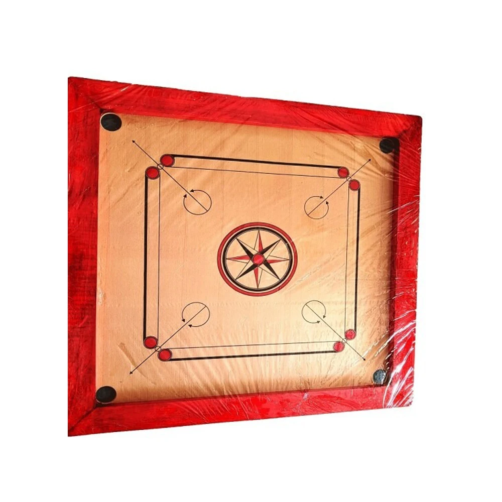 Wholesale 12mm Carrom Board With Coins & Striker Hot Sale 32 Inch Big Size Classic Carrom Board For Gifts
