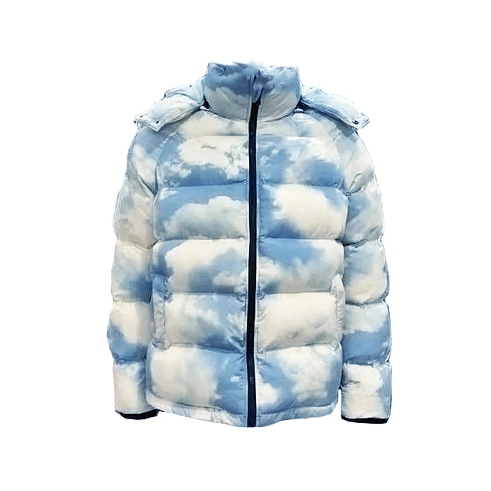 Wholesale OEM Light Warm Custom Logo Chaqueta Nylon Long Black Winter Quilted Jacket Bubble Coat Men Shiny Puffer Jackets