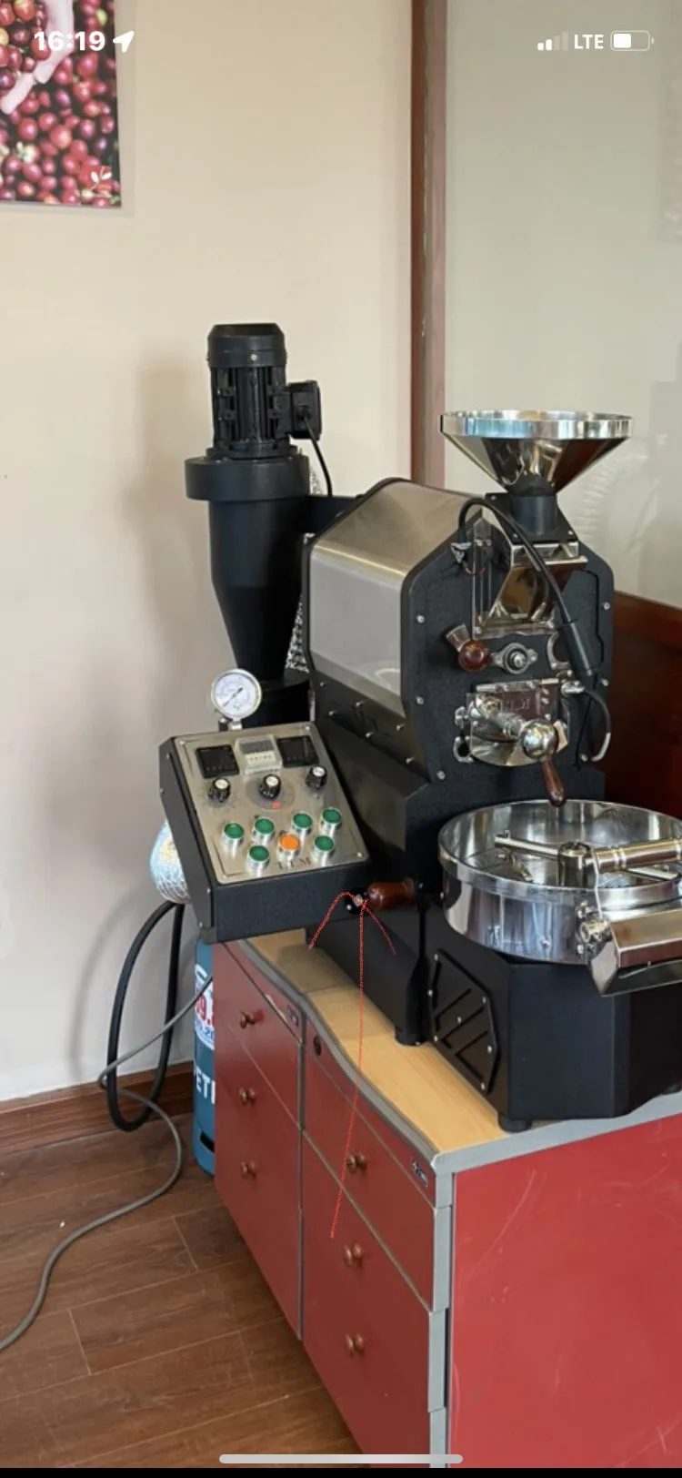 Gas Commercial Stainless steel Coffee Roasting Machine 5kg to 120kg from Viet Nam UG Probat