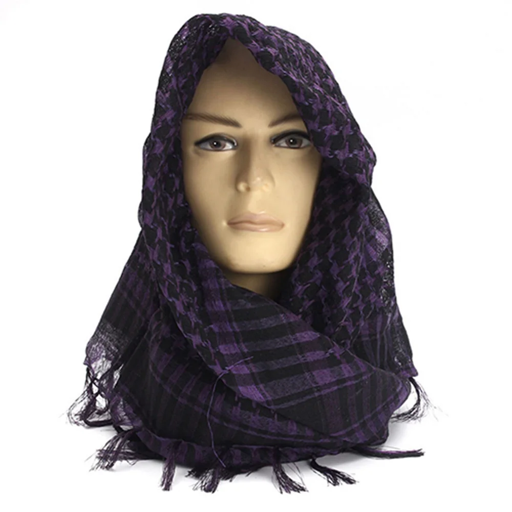High Quality Polyester Cotton Camouflage Shemagh Arab Scarf Head Wrap Camouflage Scarves
