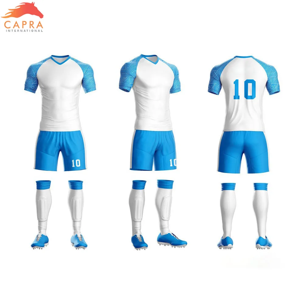 Blank Custom Adult Soccer Jersey Set Football Men Soccer Training Uniforms Set Team Customized