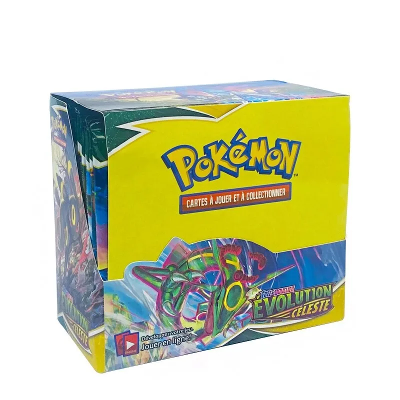 324/360Pcs Pokmon English French Spanish TCG: Hidden Fates Evolutions Booster Collectible Trading Card Game Interactive Toy