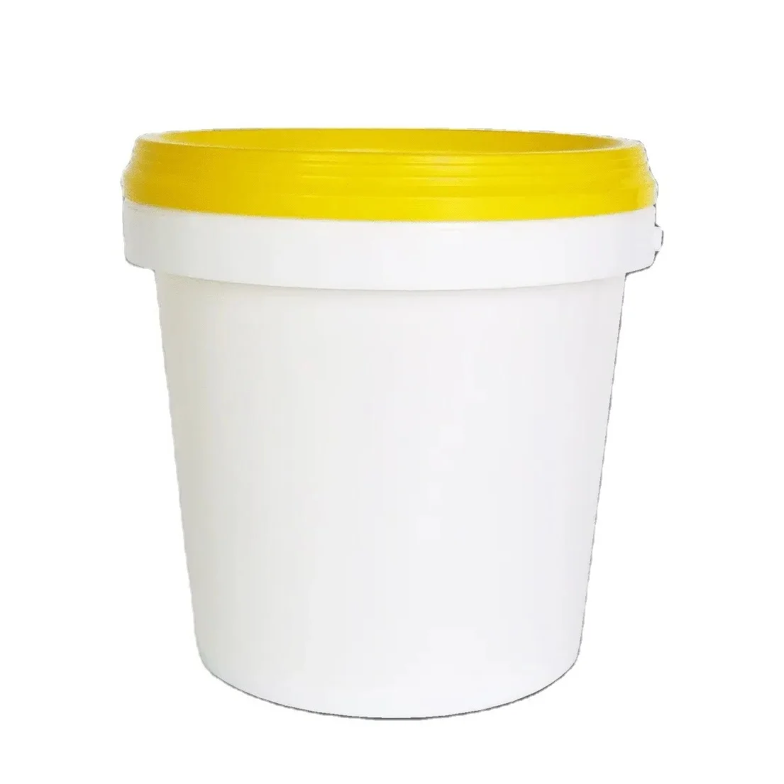 Silk Screen Printing Vietnam High Quality New Top Nice Multi Color plastic Small Round Clear 1Lit PP Plastic Paint bucket