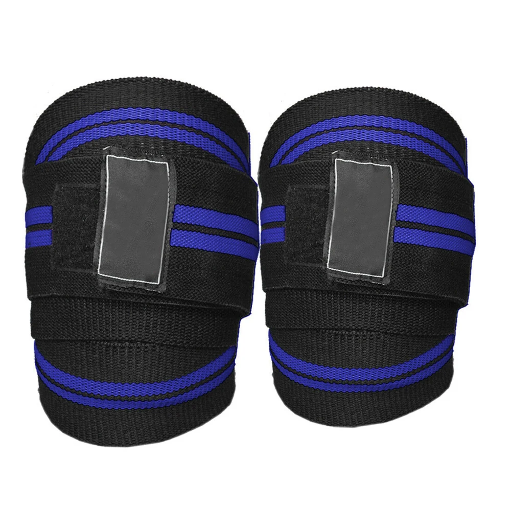 Knee Wraps Weight Lifting Bandage Straps Guard Powerlifting Support Sleeves Gym Knee Guard Support