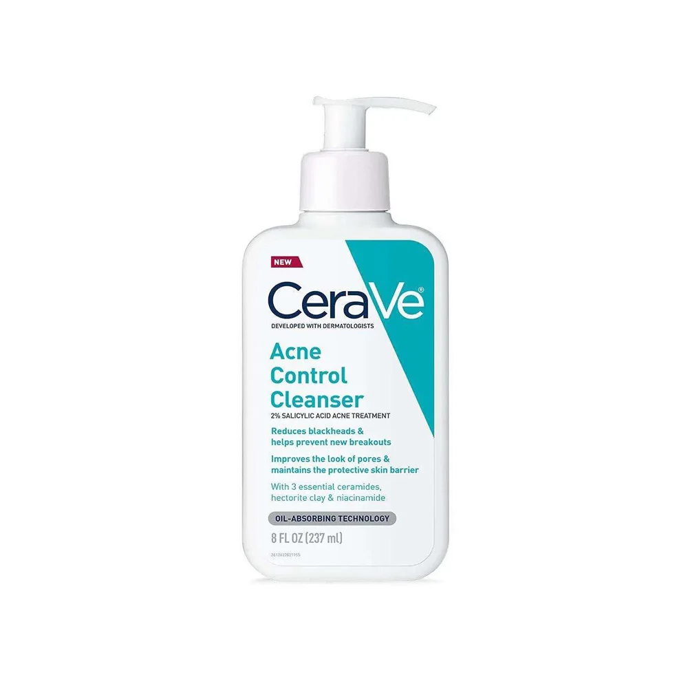 CeraVe Renewing SA Face Cleanser for Normal Skin, 8 fl oz