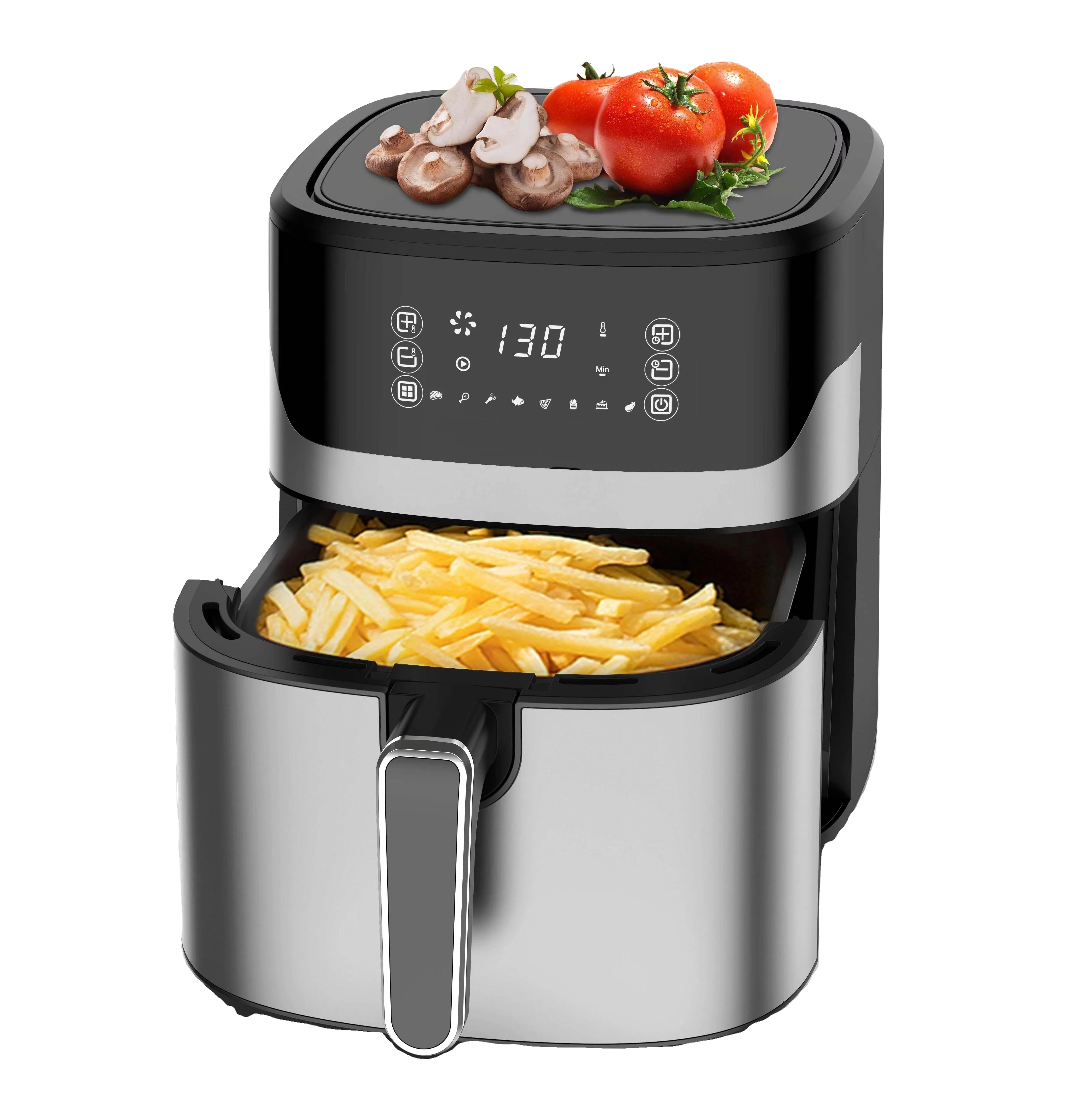 6.5L Hot Sale Smart Rapid Air Fryer Electric Deep Fryer with scale friteuse cosori air fryer