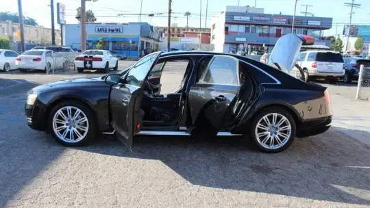 2014 Audi A8 3 0 S седан использованный левый рулевой кожаный сиденья панорамный люк на крыше автоматическая коробка передач газе/бензине/топливе сделано в Японии