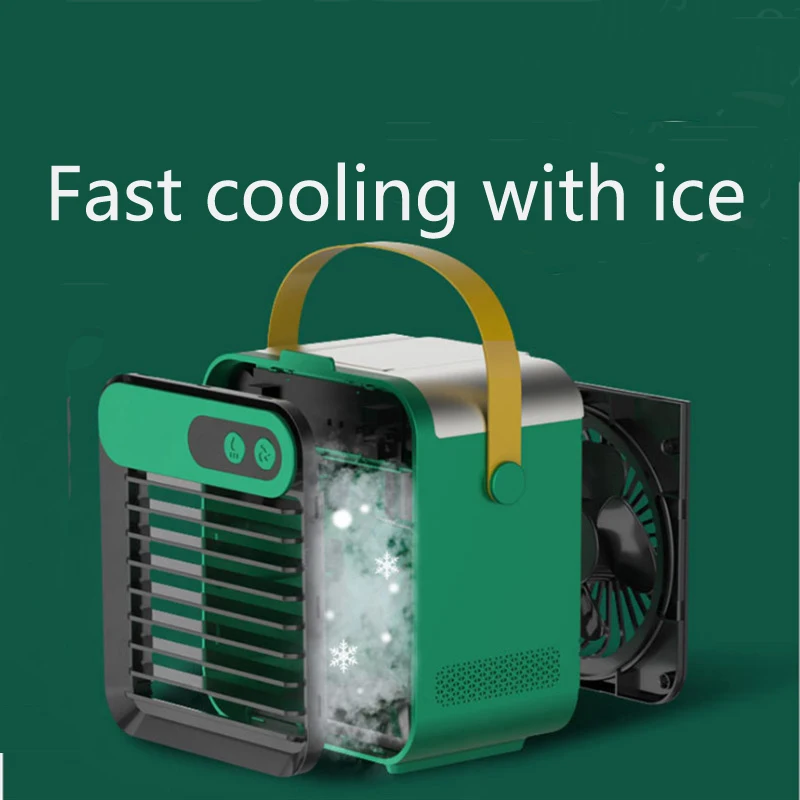 New Design Solar Power Small Air Conditioners Humidifier Portable Table Personal Mini Air Cooler