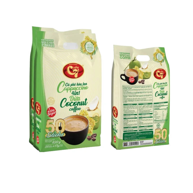 Instant Coffee Wholesale Making Coffee Beans Arabica Using With Hot Water Coconut Coffee Flavor From Vietnam Manufacturer