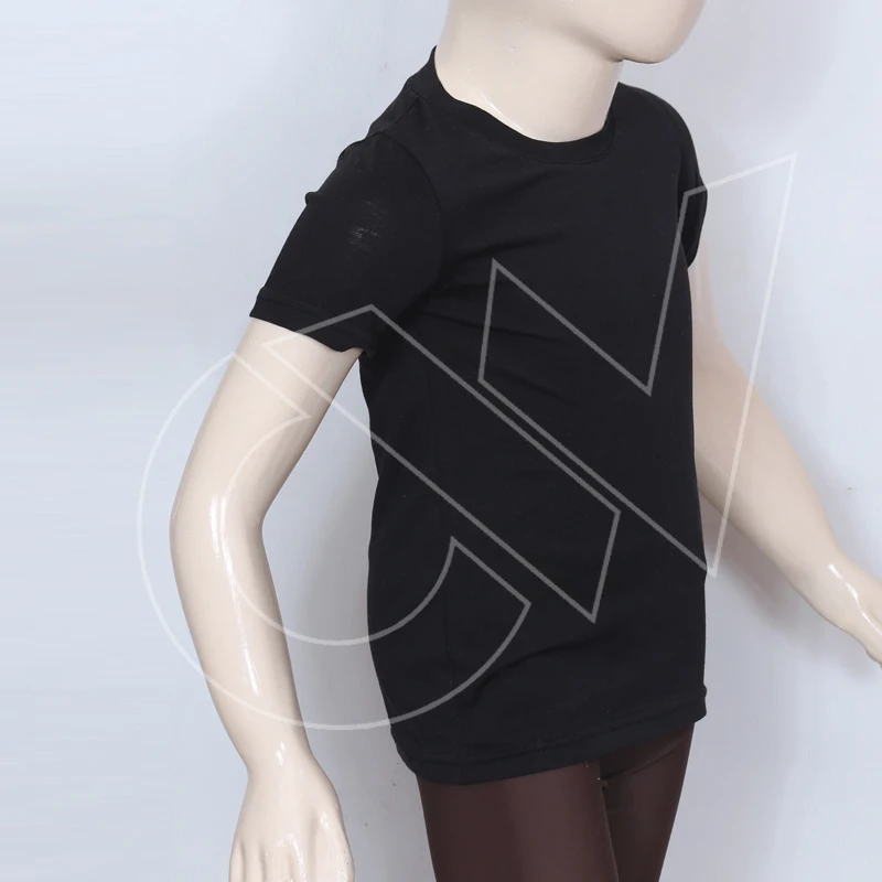 High Quality Cotton Summer Kids Casual Short Sleeve Solid Color T-Shirts For Children