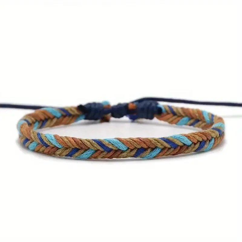Oem Custom Design Friendship Bracelets Handmade Cheap Multi-colors String Rope High Street New Products Trending Fashion Cords