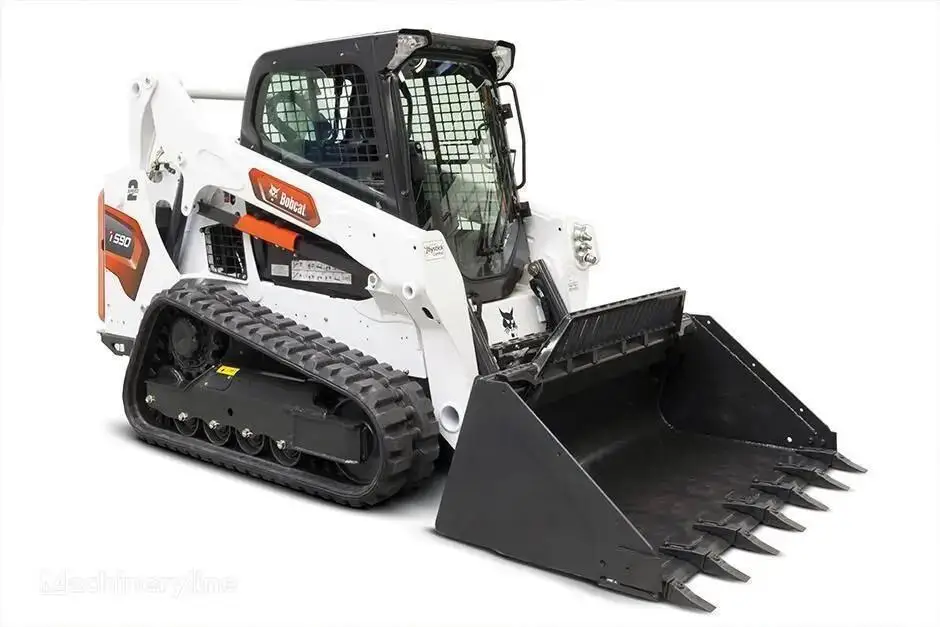 Used Bob Cat S300 Skid Steer Front Loader Tractor / Rubber Track Skid Steer Wheel Loader