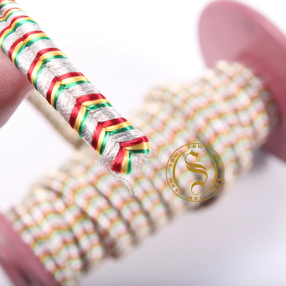 custom 3MM cords nylon rope cord  Round Rope Cord For Ceremonial Uniforms And Accessories