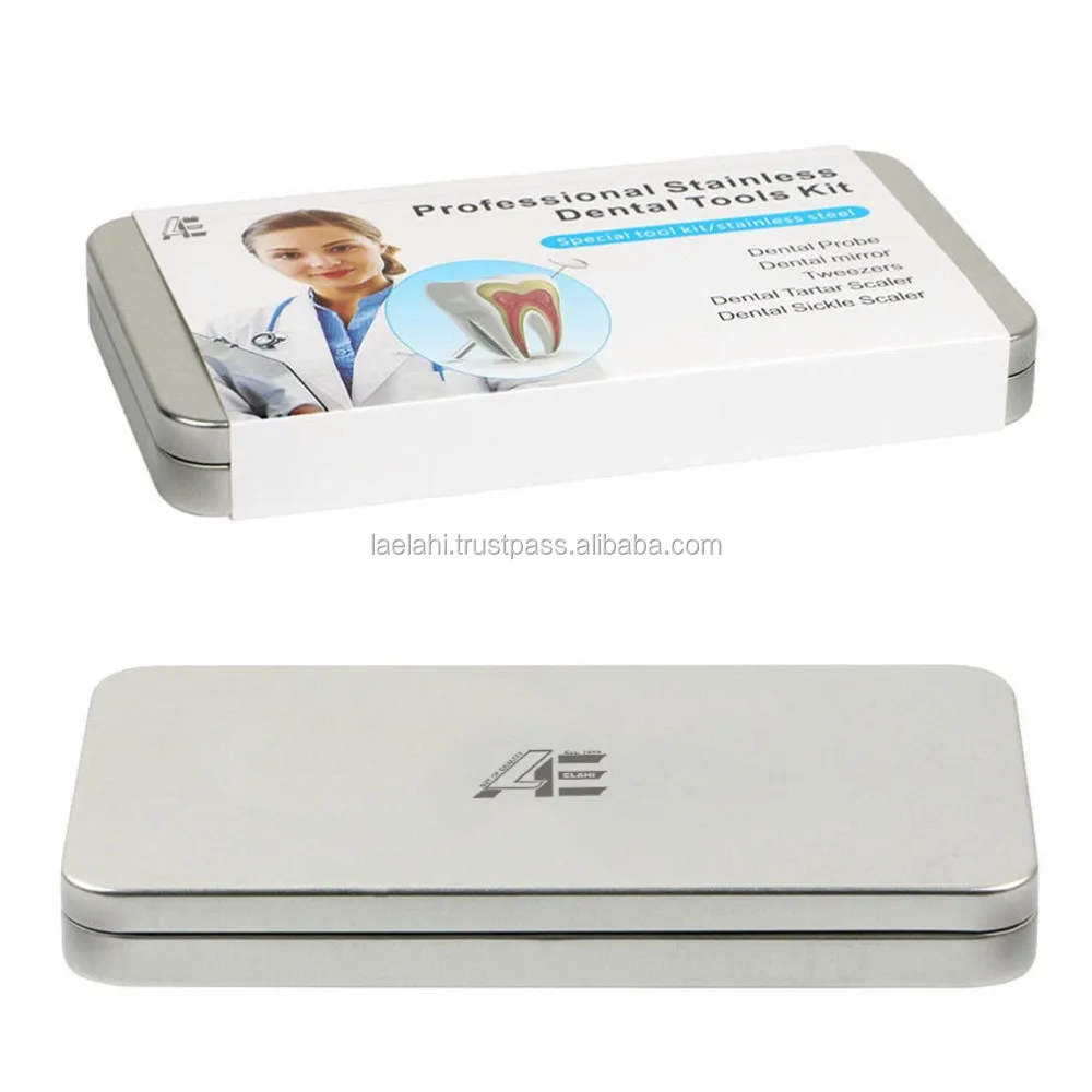 Лидер продаж набор для стоматологической гигиены из нержавеющей стали инструмент удаления зубного налета и 2024