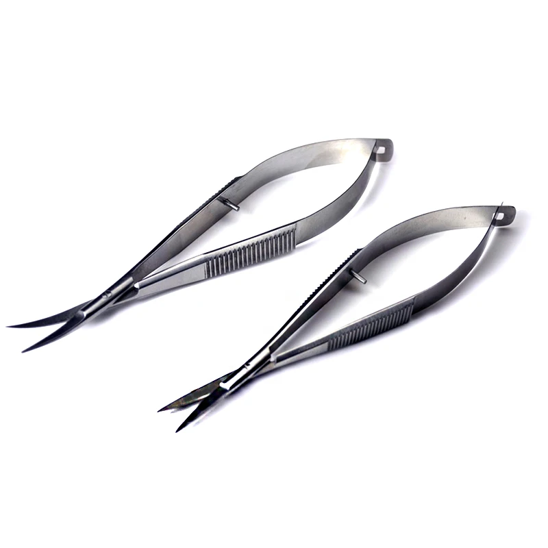 Personal nail care manicure tool stainless steel russian cuticle scissors curved manicure cuticle scissors