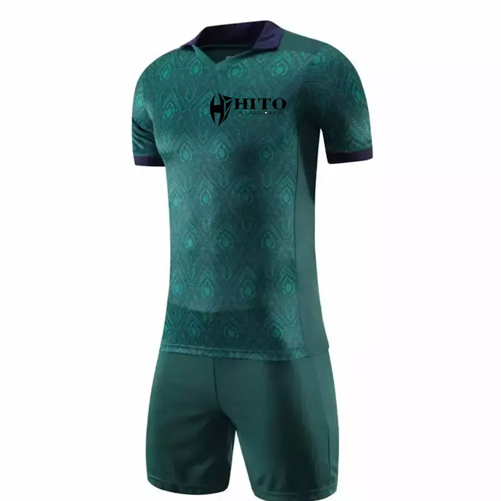 2023 Customized Logo Soccer Wear Quick Dry Recycled Polyester Shirts Sport Team Football Jersey for World Cup