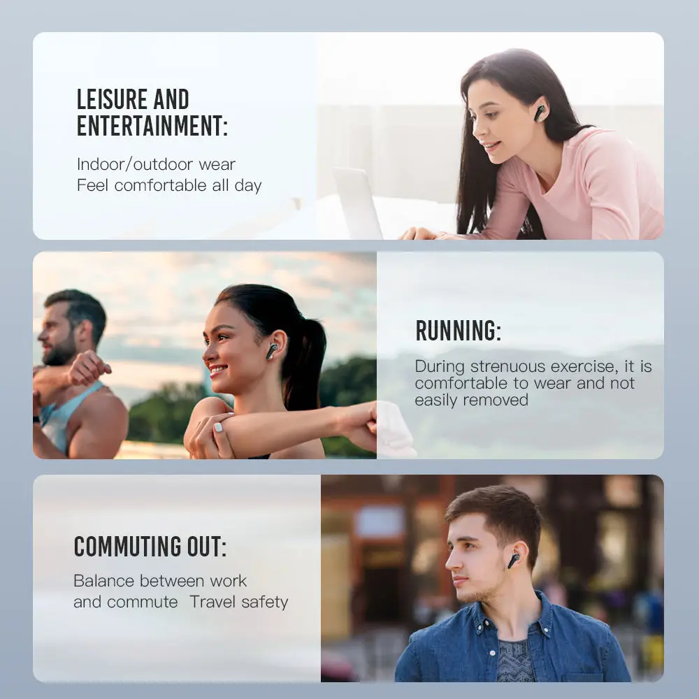 Custom Logo Waterproof TWS Earbuds Wireless In-Ear BT Headphone Gaming Wireless Earphones with Charging Case