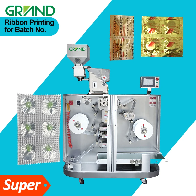 2022 new type High automation Strip Blister Packaging Machines for single sachet tablet