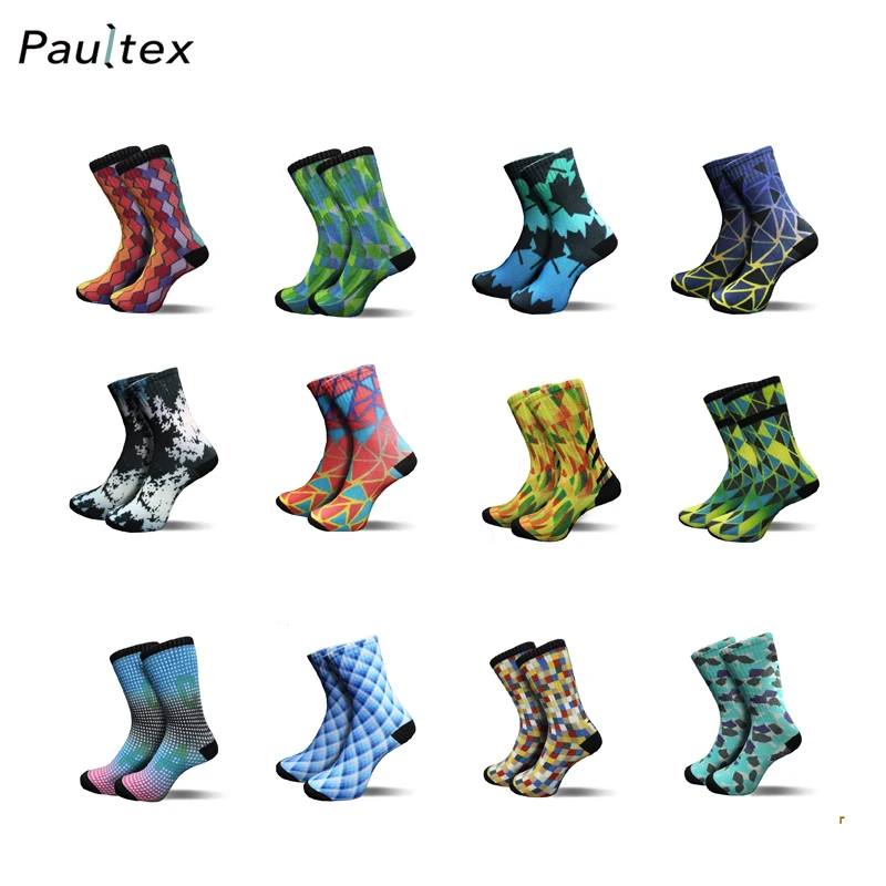 Custom ECO-Friendly Print Recycle Polyester Socks Sox