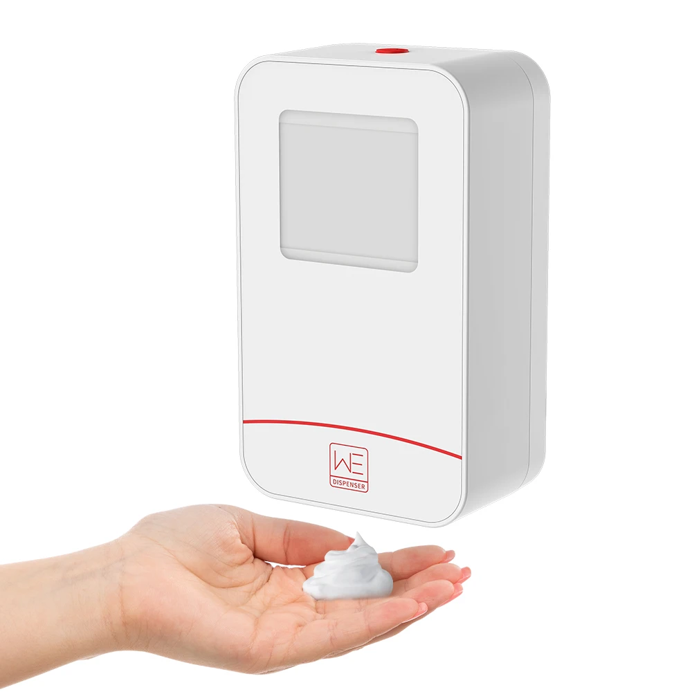 Manufacturer Luxury Wall No Screw Lockable Touch Less Induction Automatic Hotel Bathroom Soap Dispenser